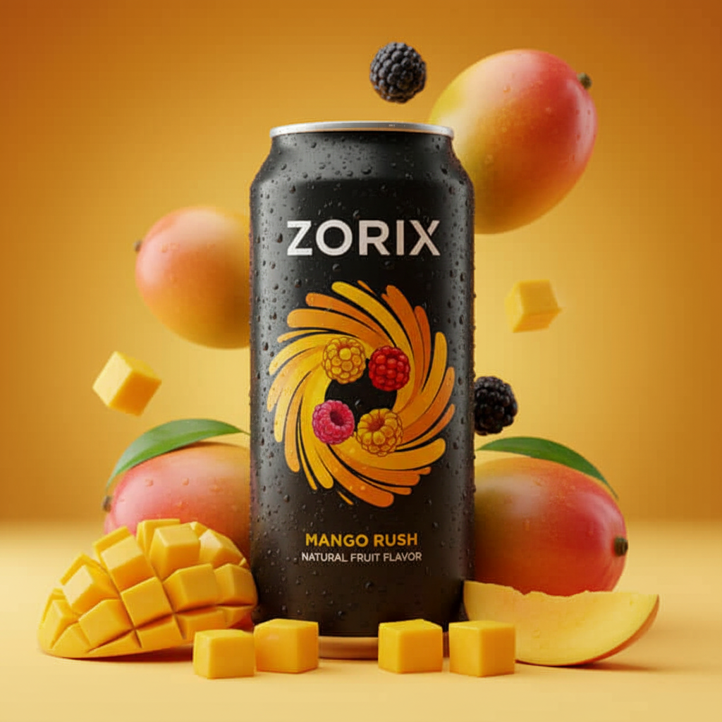 Zorix Mango Rush Energy Drink